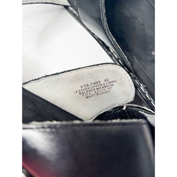 Alegria Vanya Sandal Women’s US 9–9.5 EU 40 Black Leather Adjustable VYA-7409 - Picture 7 of 12